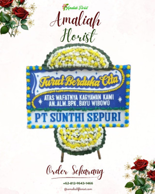 Papan Bunga Duka di Mantasi